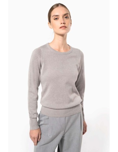 KAR-K968-LADIES' CREW NECK JUMPER
